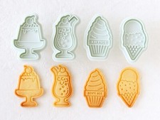 Japanese ice cream parfait Cookie Mold cutter mold Cotta  set of 4