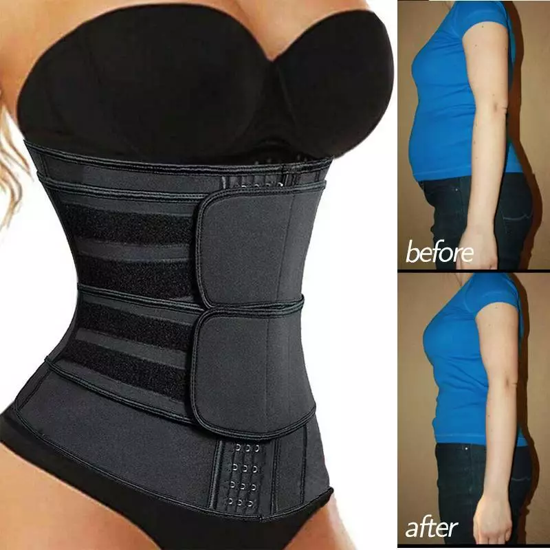 Waist Trainer Body Shaper Cincher Trimmer Sweat Belt Slim Sauna GYM  Shapewear