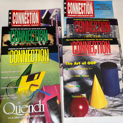 The Connection Magazine Programmer's Connection Buyer's Guide 5 Vtg Computing