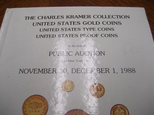 Stacks Coin Auction New York City Charles Kramer Collection December 1, 1988 - Picture 2 of 12