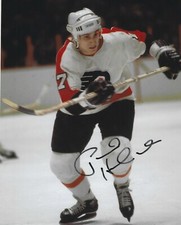 Autographed PAUL HOLMGREN Philadelphia Flyers 8x10 photo 