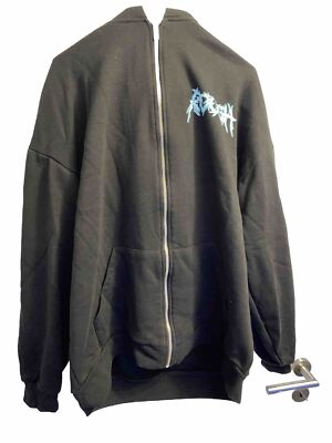 Schwarzer zipper 
