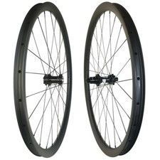 29er XC Mountain Bike Carbon Fiber Wheelset Tubeless HG XD Micro Spline 30x30mm