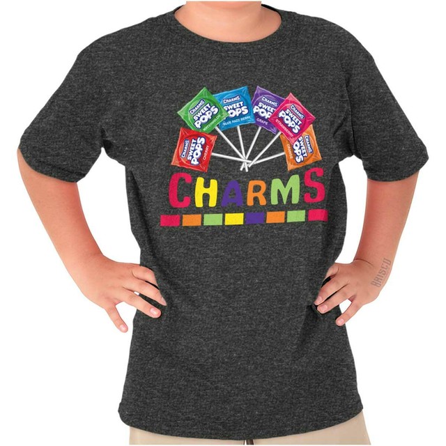 Charms Original Lollipops Graphic Candy Gift Youth TShirt Tees Tshirt
