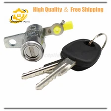 81970-1EA00 For 05-11 Hyundai Accent 1.6L Front Left Door Lock Cylinder W/2 Keys