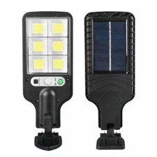 600W Super Bright LED Solar PIR Sensor Light Garden Outdoor Street Wall Lamp