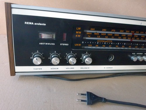 DDR RFT Radio Rema Andante Original Lautsprecher 2 Boxen Holzgehäuse Rarität alt - Bild 2 von 16
