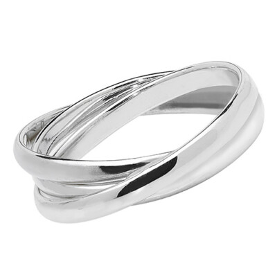 Russische EHERINGE STERLINGSILBER TRINITY DAMEN HERREN HOF GRATIS GESCHENKBOX
