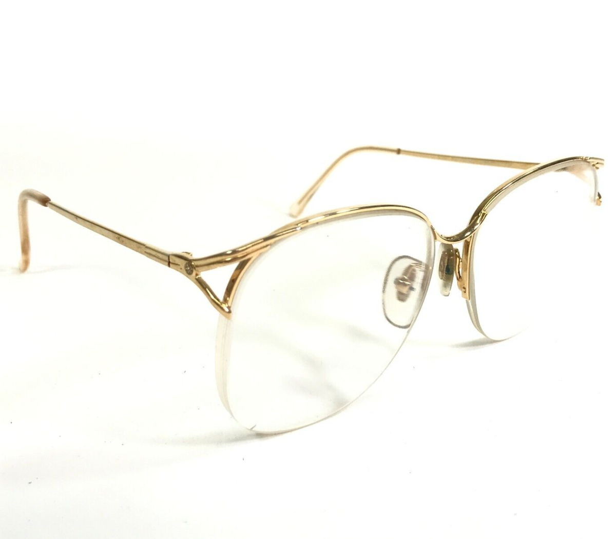 Vintage Cheryl Tiegs Eyeglasses Frames 79 YG Oversized Gold Vintage Cheryl Tiegs Eyeglasses Frames 79 YG Oversized Gold