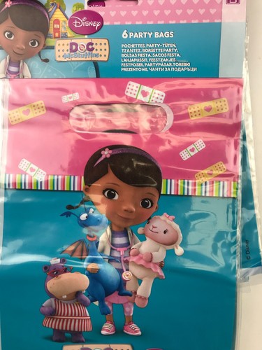 20 Packs of 6 Disney Doc McStuffins Party Bags Value Pack - 120 bags - Wholesale - Picture 3 of 4