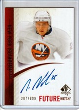 2010-11 SP Authentic Future Watch #264 Nino Niederreiter RC AUTO /999 JETS