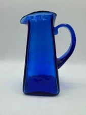 Rare Blenko #603 Persian Pitcher-1959-1961 Acid Etched Mid-Century Modern Husted