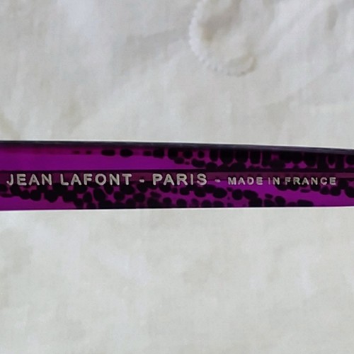 Gafas Jean Lafont Lin 7021 monturas púrpuras dorado y plateado brillo 53 16 138 - Imagen 9 de 18