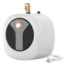 Uimoso 2.5/4/8 gal Electric Mini Tank Hot Water Heater 1400W Shower Kitchen Sink