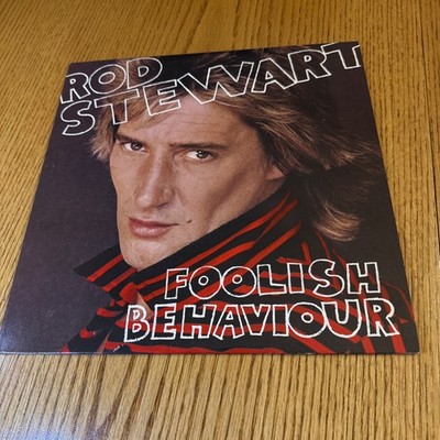 Rod Stewart - Foolish Behaviour (1980) Vinyl LP Record  USA with POSTER