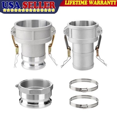 DA4030 Type DA Cam Hose Fitting, 4'' Female x3'' Male Cam Lock Fittings 4'' A +3'' C