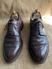 Chaussures derby vintage Paraboot Avignon cuir marron bout fendu pointure UK ...