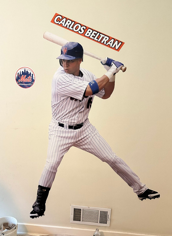 CARLOS BELTRAN METS Fathead-Life Size XL FATHEADS
