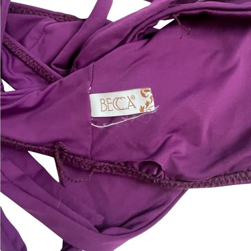 Becca lila Neckholder Bikini Oberteil - Größe M - Bild 5 von 5