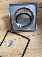 WeCooper 125mm Stainless Steel External Vent Cover |Extractor Fan Vent (Used)