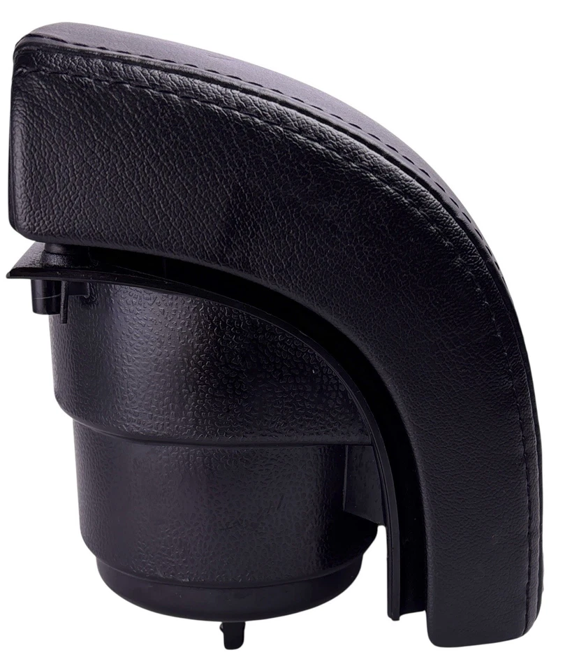 00-11 Cadillac Deville DTS Buick Lucerna Consola Delantera Portavasos Cuero Negro Foto 2 de 4