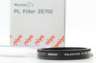 [Near MINT] Mamiya ZE702 PL Polarizing Filter AN701 Adapter for 7 7II From JAPAN