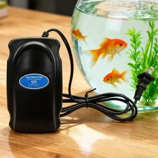 Silent Air Pump Aquarium Fish Tank Pump Single Outlet 5W Pump 50 Gallon