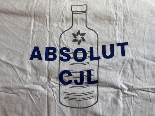 VINTAGE Princeton University Center For Jewish Life Absolut CJL Shirt XL White - Picture 6 of 10