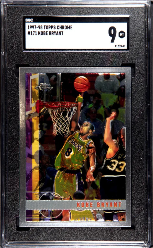 Kobe Bryant 1997 Topps Chrome #171 Base Price Guide - Sports Card