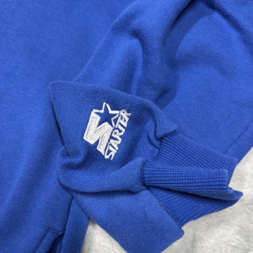 Vintage Detroit Pistons Sweater Crewneck Mens XL Blue NBA Basketball Starter 90s - Picture 8 of 21