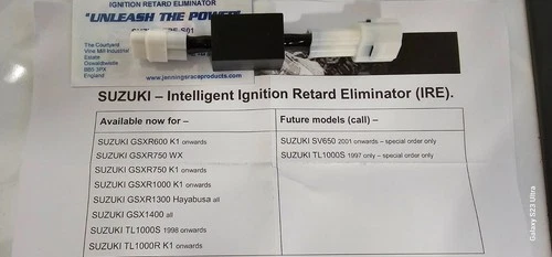 Suzuki Ignition Retard Eliminator TRE-S01 GSXR600 GSXR750 GSXR1000 GSX1400 TL100