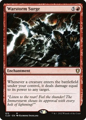 MTG Warstorm Surge - Commander Legends: Battle for Baldur's Gate