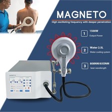 2 IN1 PMST Loop PEMF EMTT Physio Magneto Therapy NIRS Light Pain Relief Machine