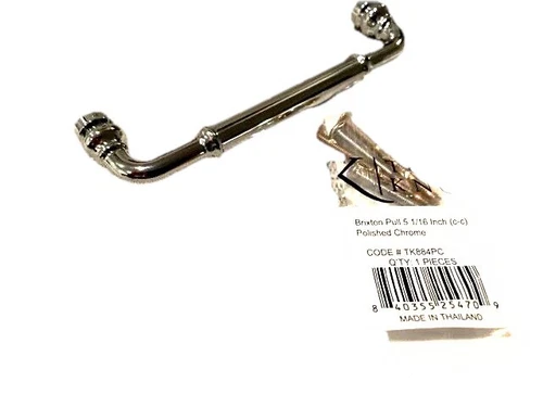 Top Knobs Brixton 5 1/16" Pull in Polished Chrome - Picture 2 of 2