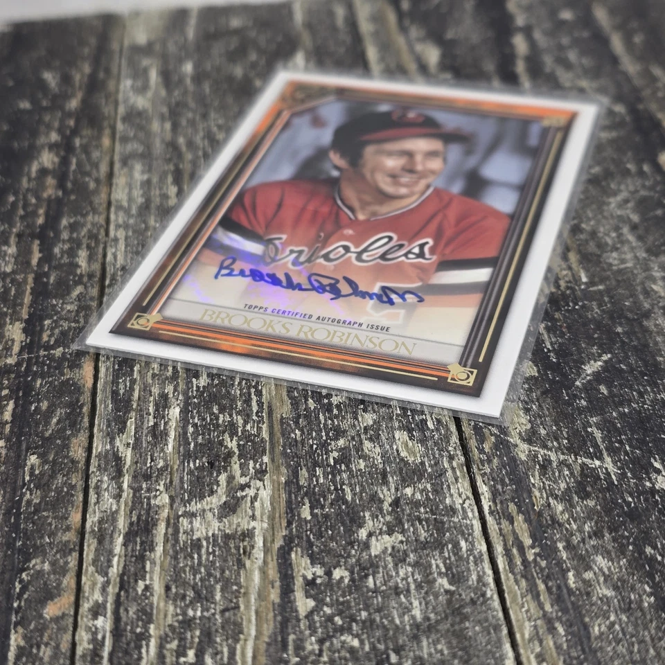 2021 Topps Gallery Orange 09/25 Brooks Robinson Certified Auto - Image 3 of 4