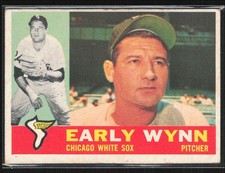 Early Wynn 1960 Topps B #1 Chicago White Sox