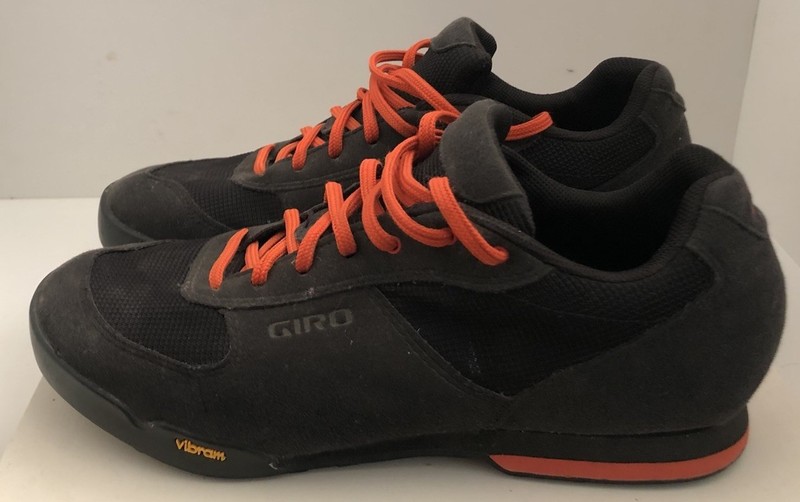 Giro Men’s Mountain Bike Cycling Shoes Size 9 Black/Orange