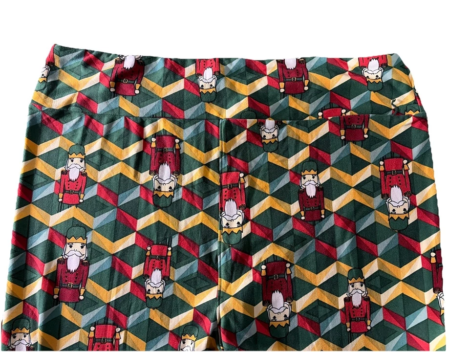 Nuevo LuLaRoe Vacaciones Cascanueces Leggings Talla TC2 (20-26) Nuevo Sin Etiquetas Foto 2 de 4