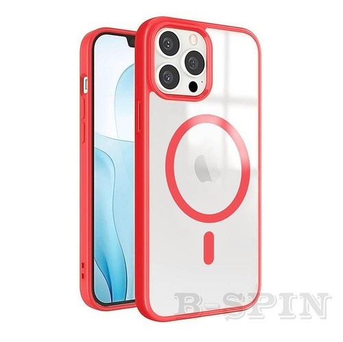 Funda delgada transparente MagSafe imán a prueba de golpes para iPhone 17 16 15 Plus 14 13 Pro Max - Imagen 32 de 33