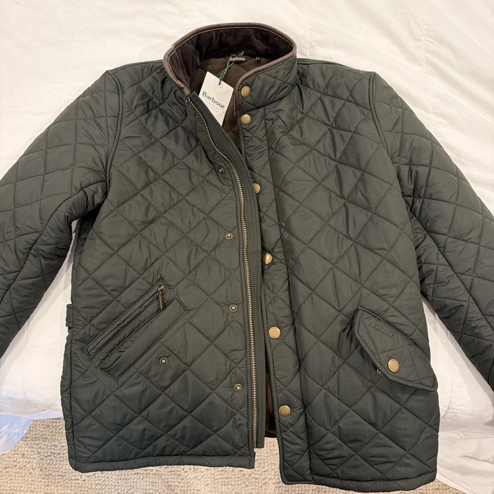 Barbour Powell quilted jacket - product detail image 4