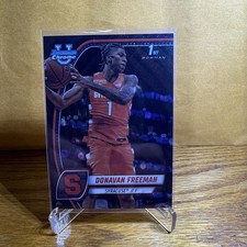 2024-25 Bowman University Chrome - Donavan Freeman #21 Black Wave Refractor (RC)