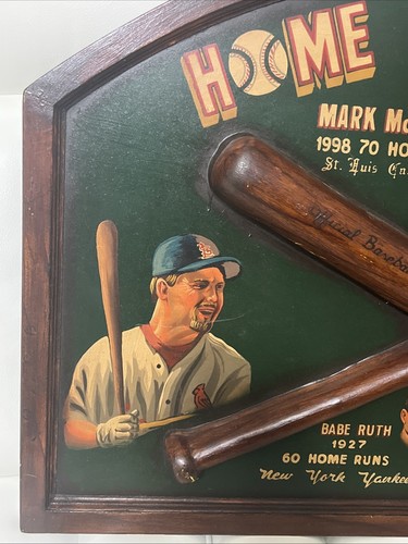 Rare Baseball Home Run Slugger Sign 36"X 24" - Picture 3 of 14