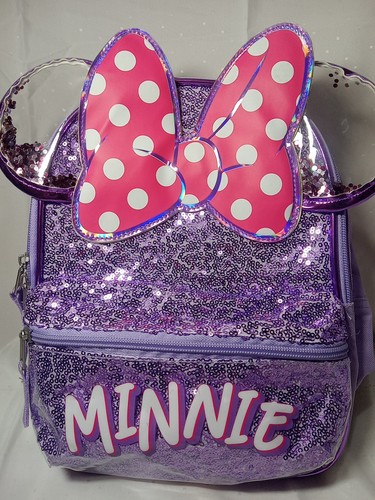 Minnie Mouse Purple Backpack - Picture 4 of 5