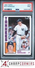 1984 TOPPS #670 RICH GOOSE GOSSAGE YANKEES HOF PSA 9