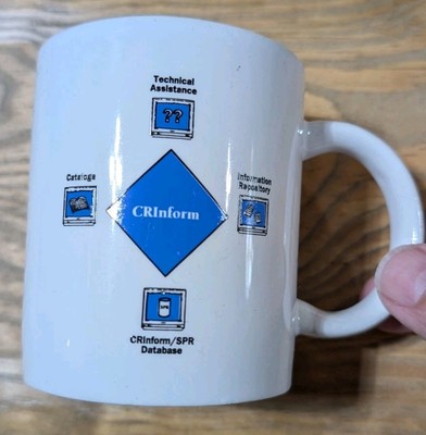 CRAY Research Inc. Vintage Coffee Cup Mug CRInform Excellent Condition