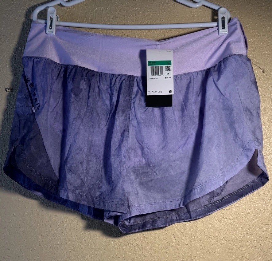 Nike Repel Women's Mid-Rise 3" Brief-Lined Trail Running Shorts Size XL