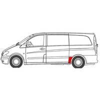 InnenkotflüGel Radhausschale Hinten Links FüR Mercedes-Benz Vito/Mixto