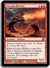 Volcano Hellion -Foil Light Play MTG Planar Chaos