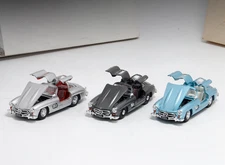 BSC 1/64 Scale Mercedes-Benz 300SL W198 1955 Full Open Alloy Model Car Gifts Toy