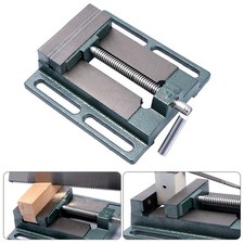 4inch Bench Pillar Clamp Jaw Vice Vise Drill Press Machine Work Heavy Duty